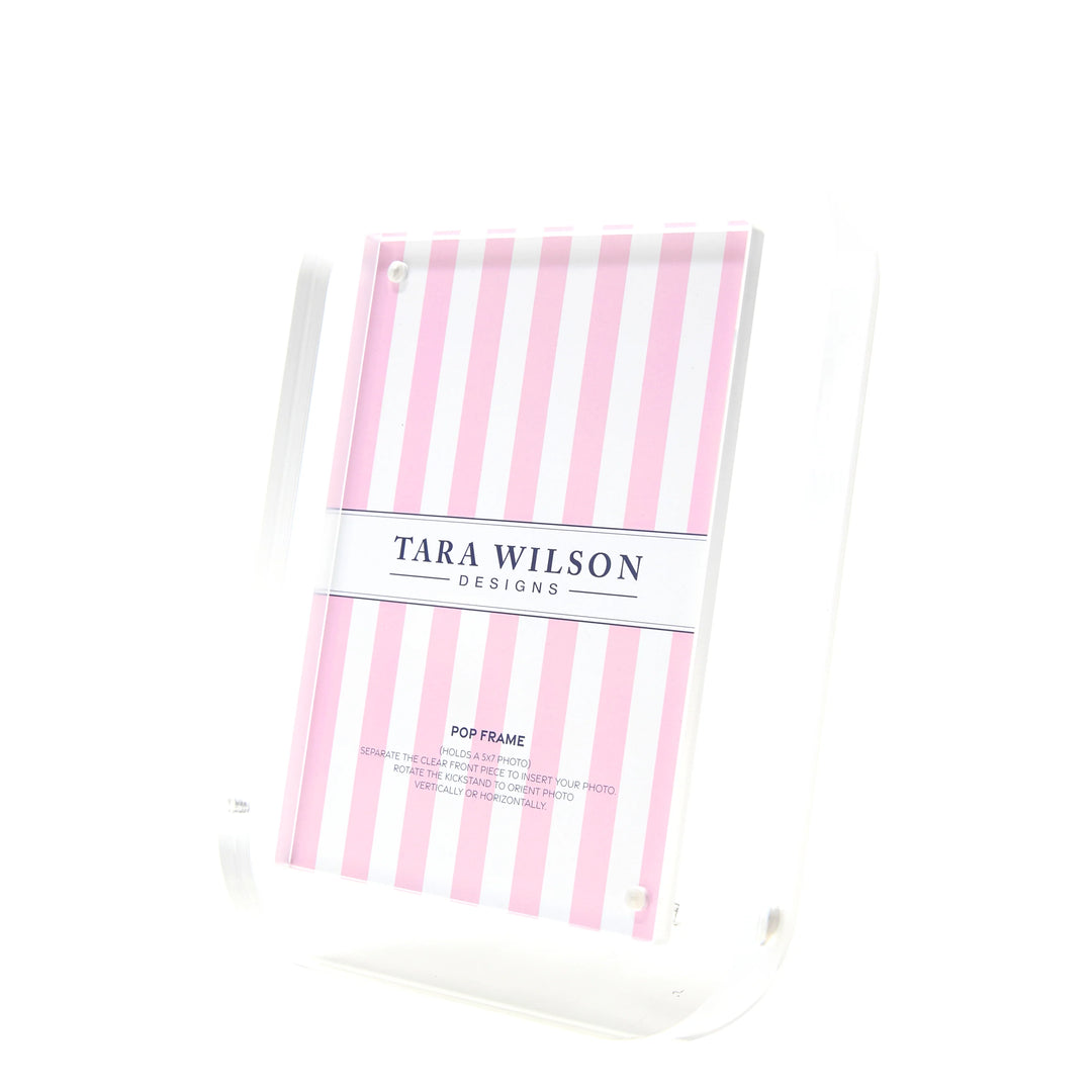Tara Wilson Designs Pop Acrylic Picture Frame (Clear)