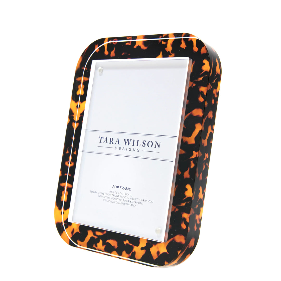 Tara Wilson Designs Pop Acrylic Picture Frame (Tortoise)