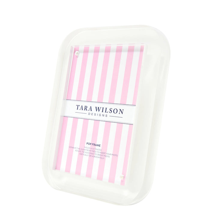 Tara Wilson Designs Pop Acrylic Picture Frame (White)