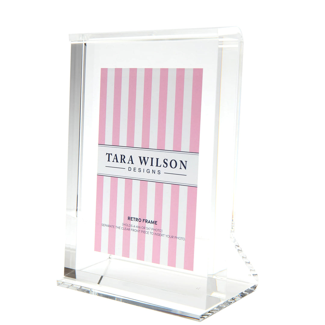 Retro Acrylic Picture Frame (Clear)
