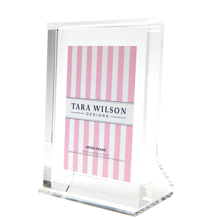 Retro Acrylic Picture Frame (Clear)