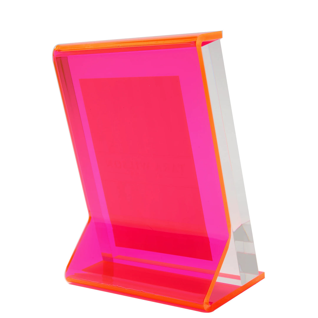 Retro Acrylic Picture Frame (Hot Pink)