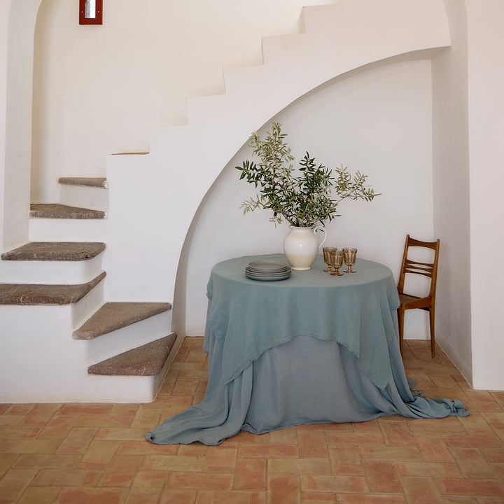 Costa Nova Maria Linen Tablecloth (Mint)