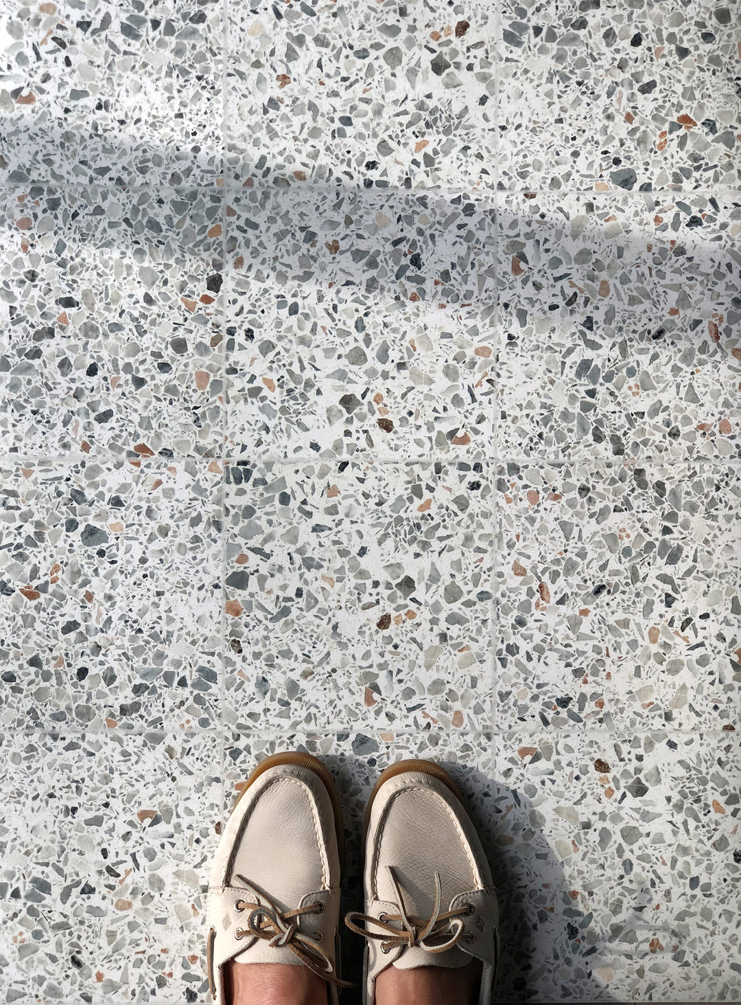 Adama Vinyl Cushioned Comfort Floor Mat (Terrazito_O)