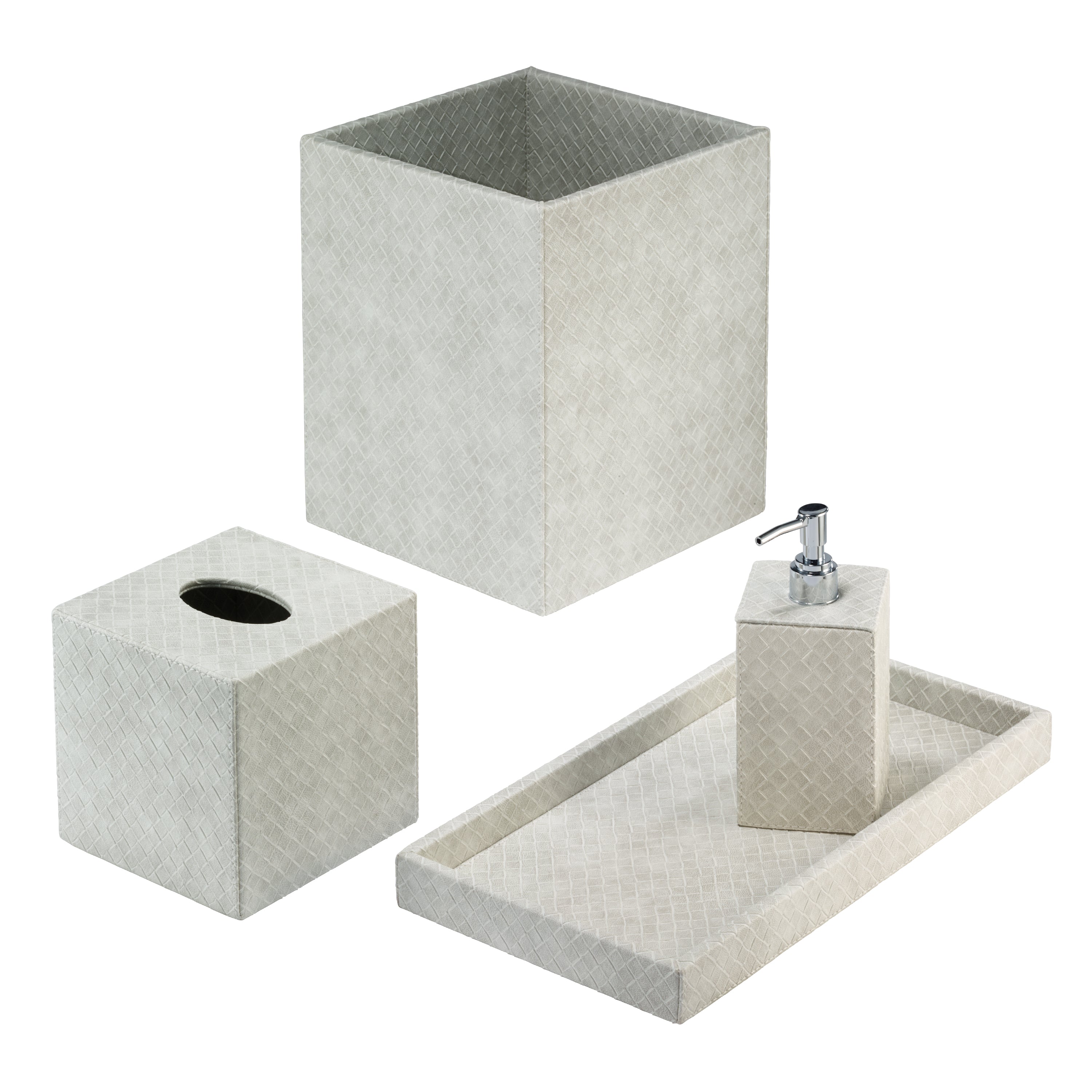 Tressé Collection Vinyl Bathroom Accessories