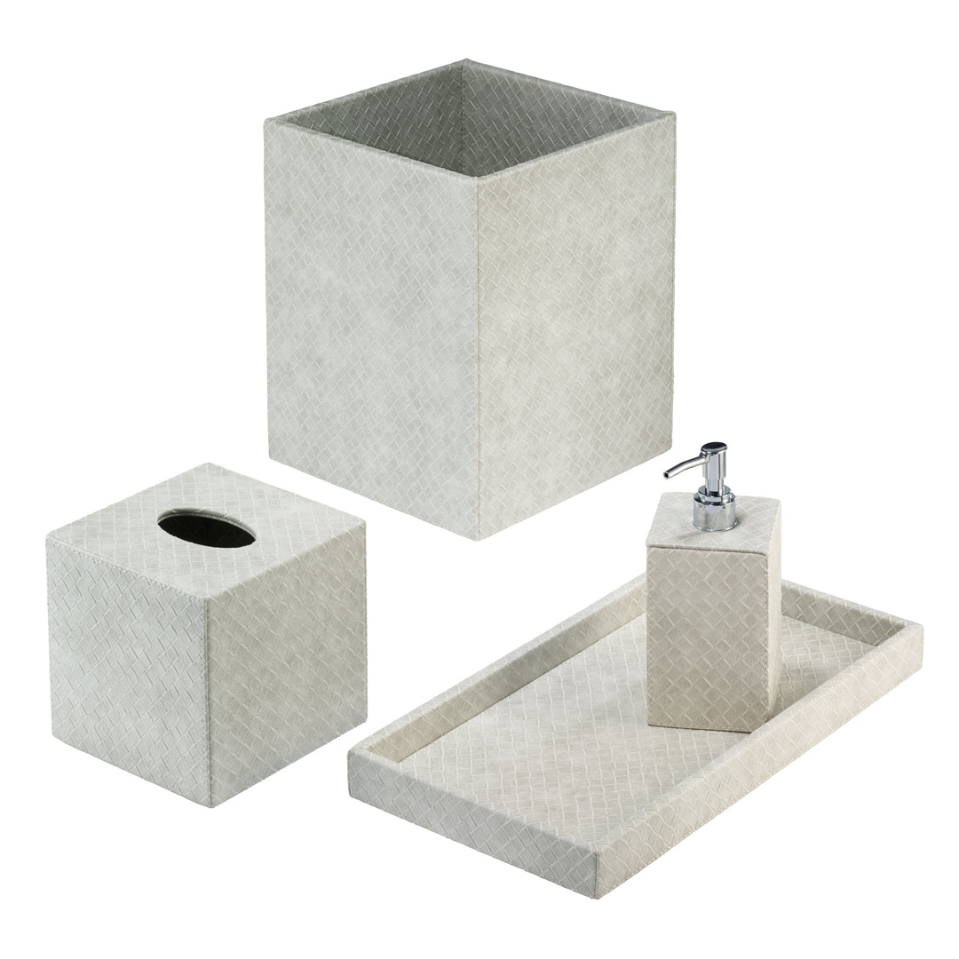 Tressé Collection Vinyl Bathroom Accessories