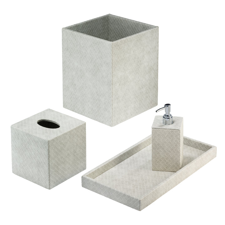 Tressé Collection Vinyl Bathroom Accessories