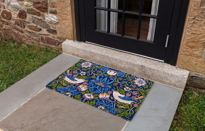 Entryways Victoria and Albert Museum Coir Doormat - Strawberry Thief