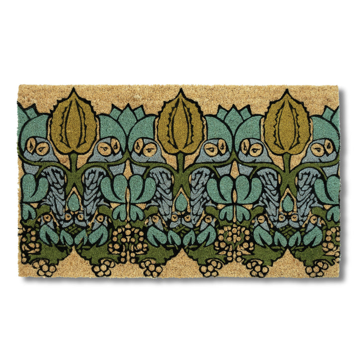 Entryways Victoria and Albert Museum Coir Doormat - Night Owls