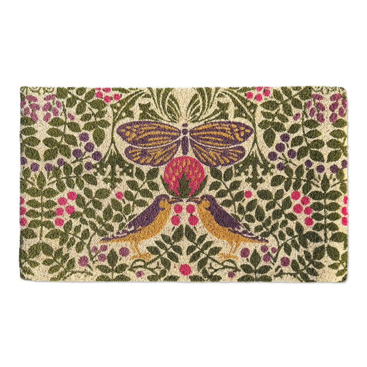 Entryways Victoria and Albert Museum Coir Doormat - Bird and Butterfly