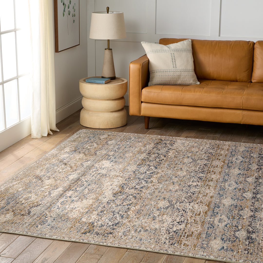 Jaipur Living Skylark Trellis Gray/ Cream Area Rug (VALENTIA - VLN22)