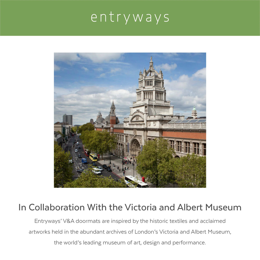 Entryways Victoria and Albert Museum Coir Doormat - Tulip and Willow