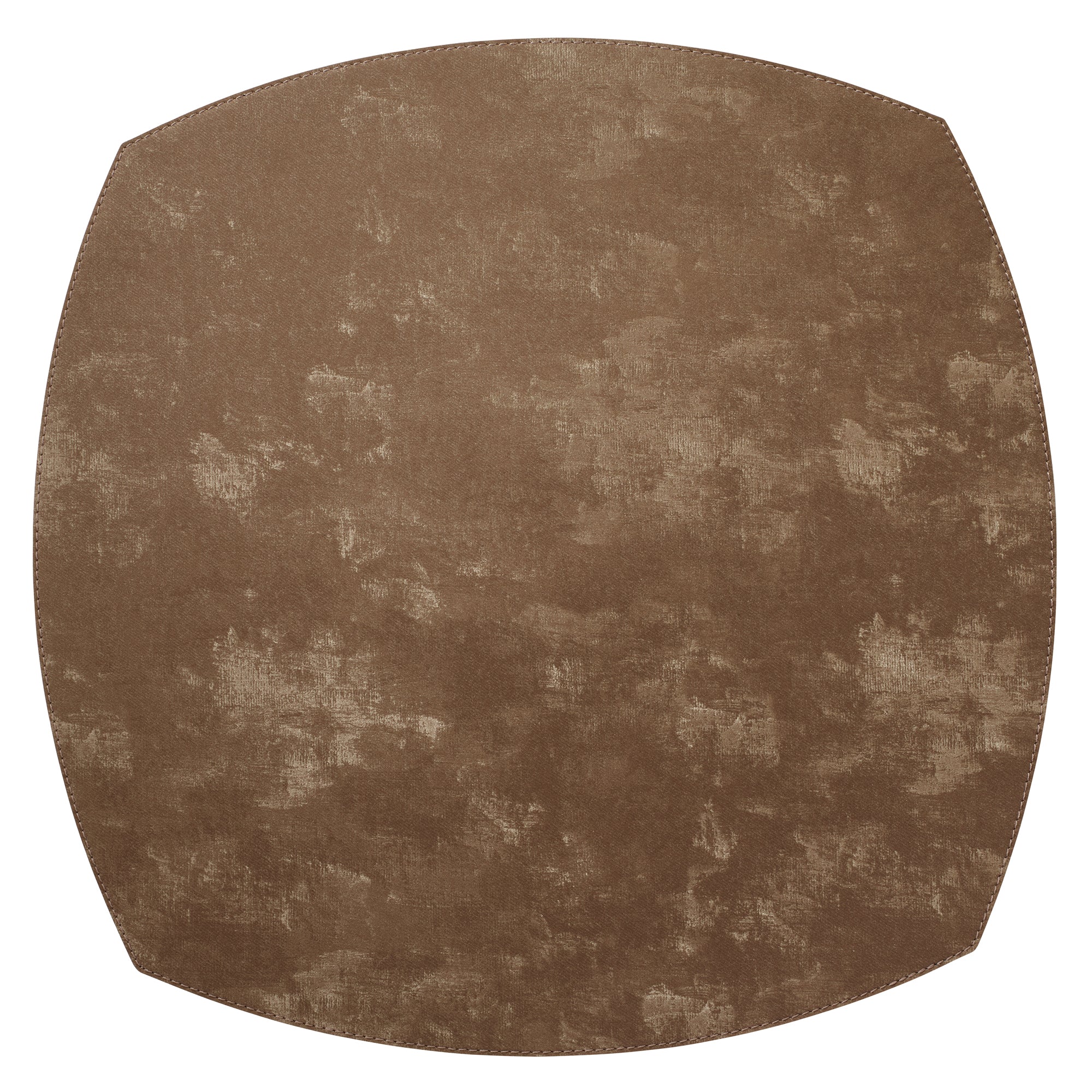 Velvet Collection 16-inch Elliptical Vinyl Placemats Set of 4