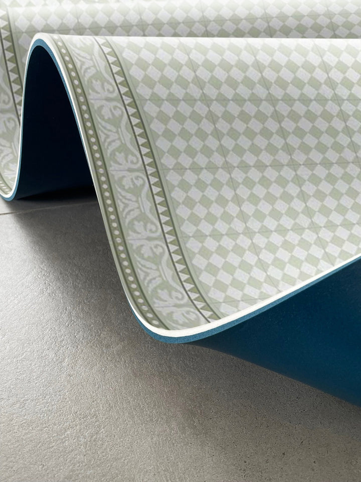 Adama Vinyl Cushioned Comfort Floor Mat (Venecian_V)
