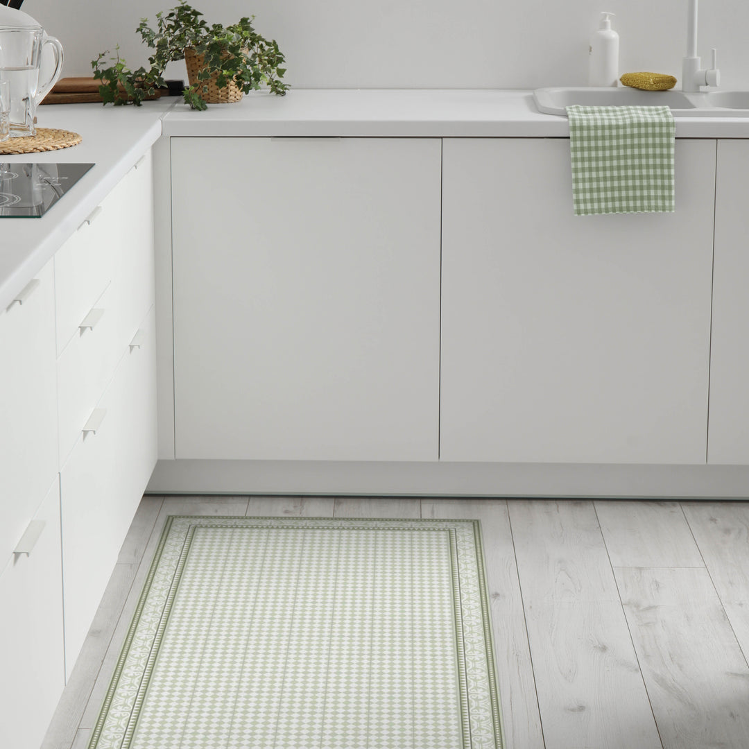 Adama Vinyl Cushioned Comfort Floor Mat (Venecian_V)