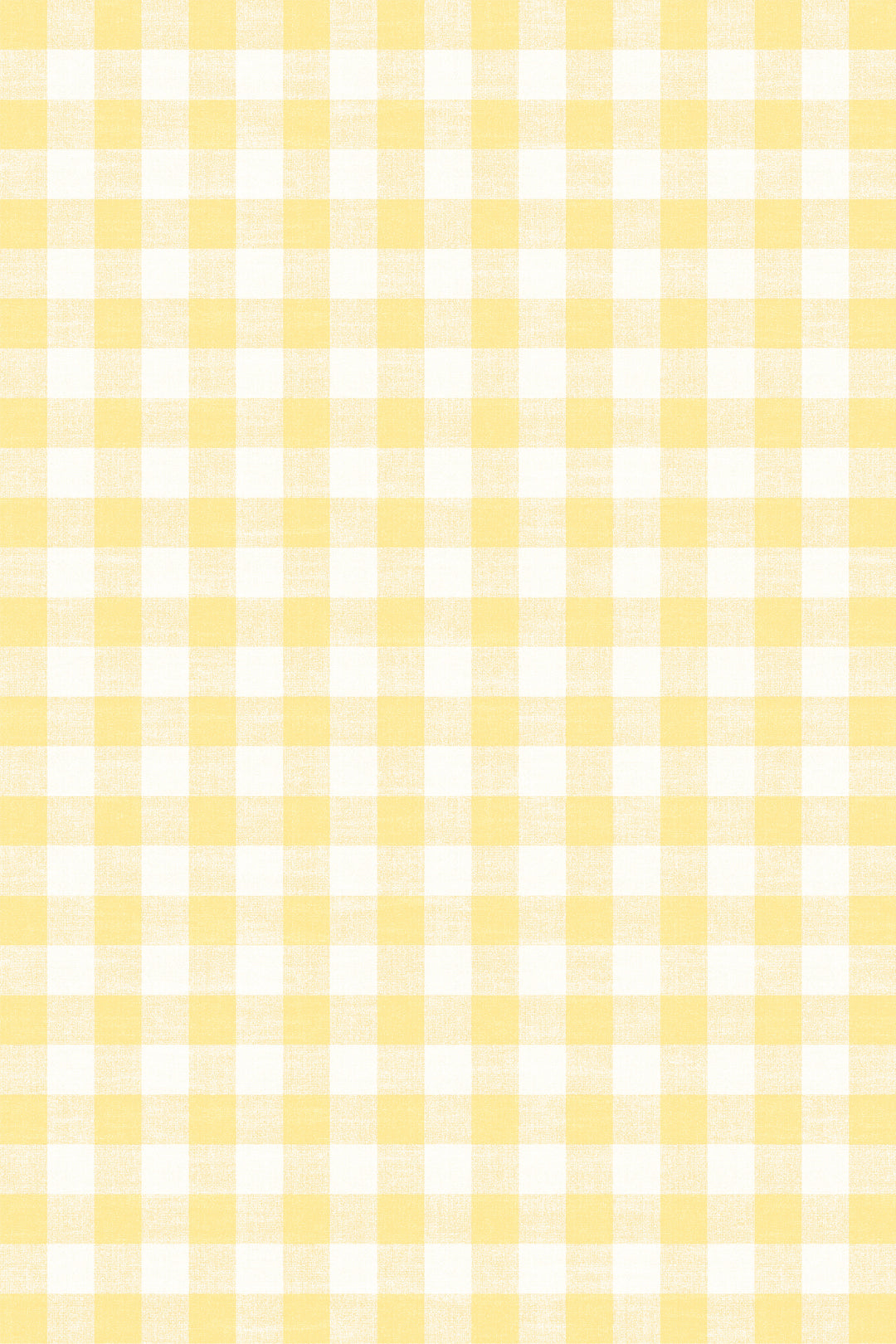 Adama Vinyl Floor Rug (Gingham Check Yellow)