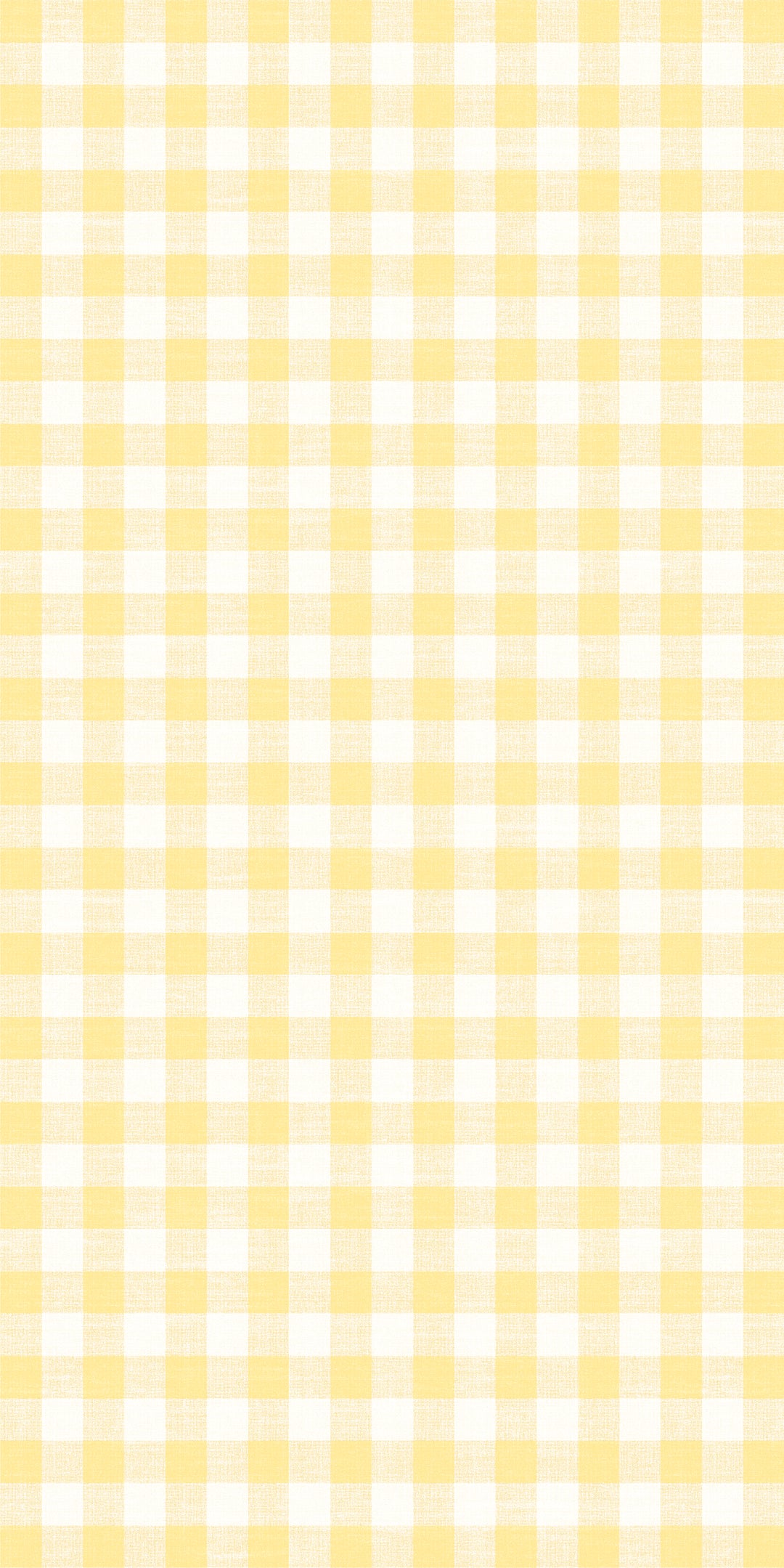 Adama Vinyl Floor Rug (Gingham Check Yellow)