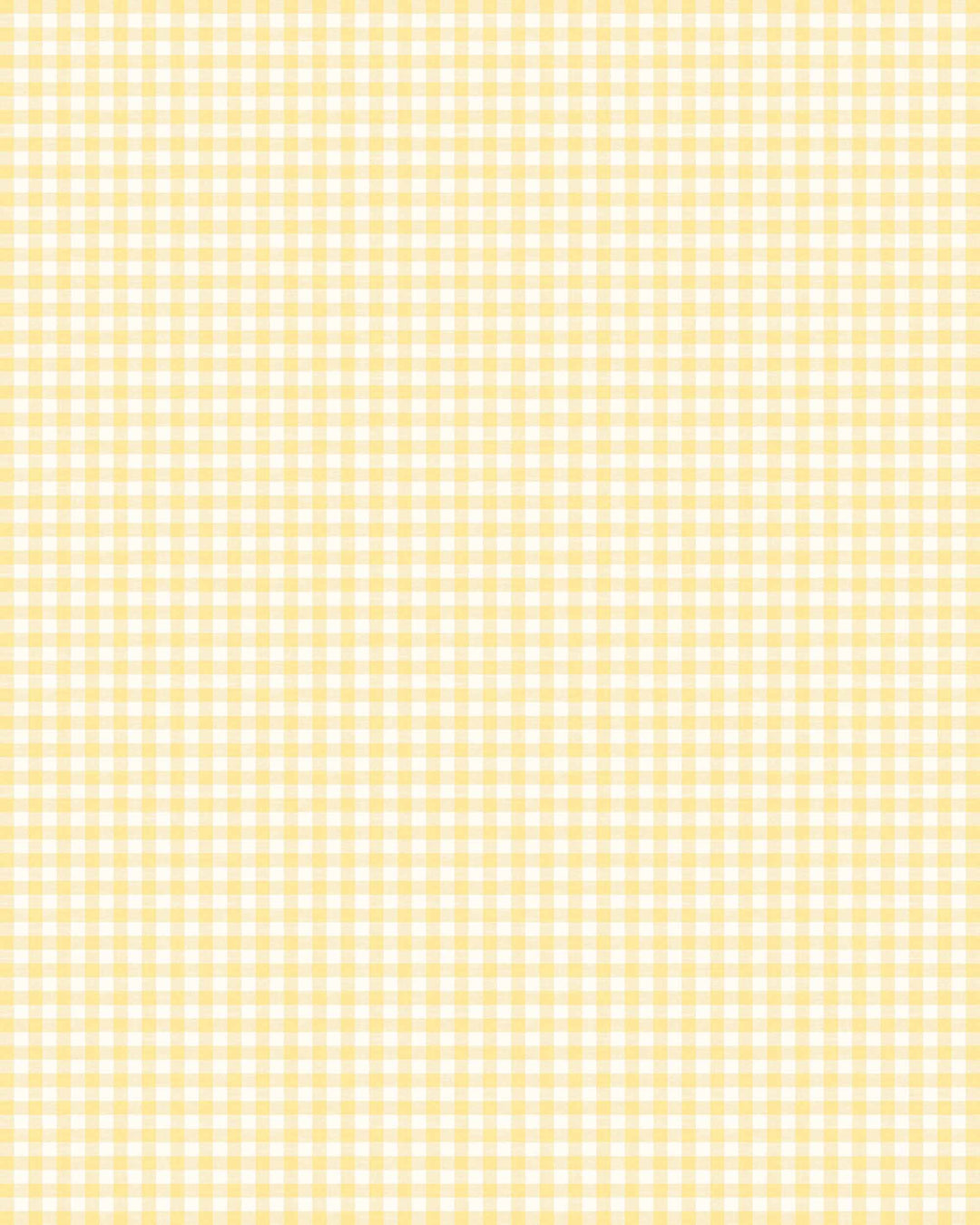 Adama Vinyl Floor Rug (Gingham Check Yellow)