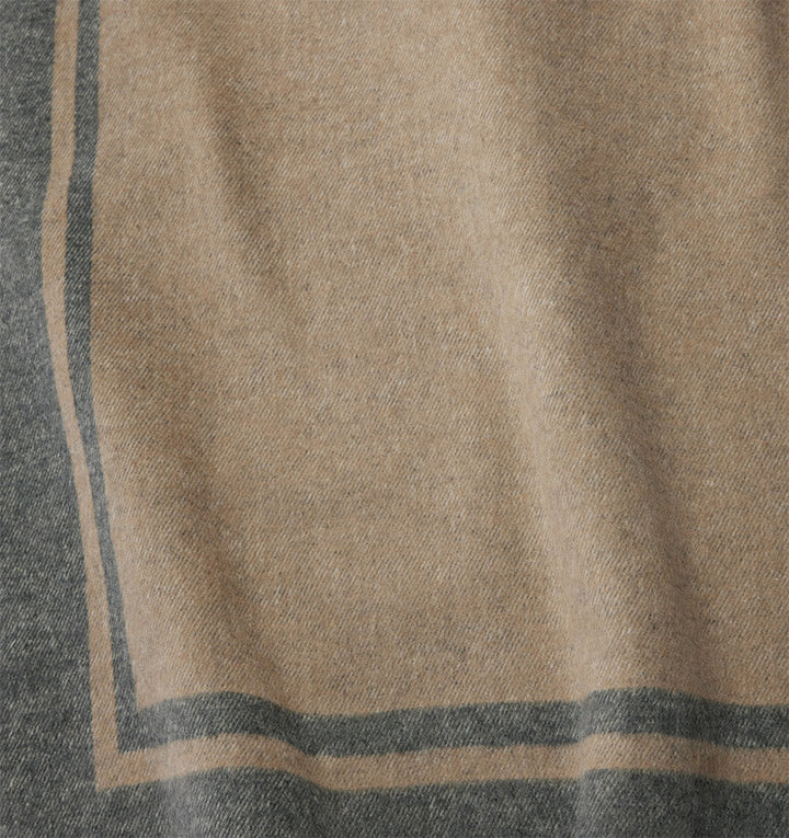 Sferra Viletta Throw (Grey/Beige)