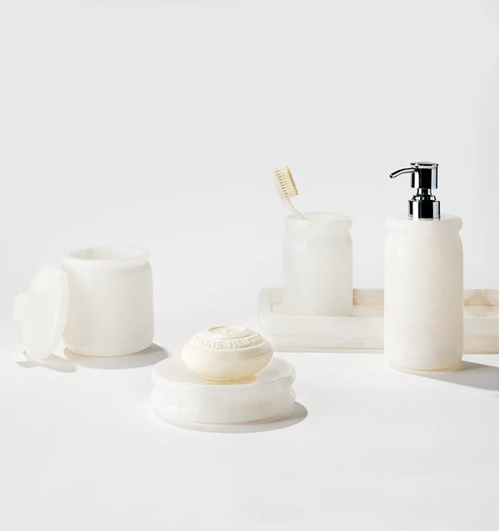 Volterra Alabaster Bathroom Accessories