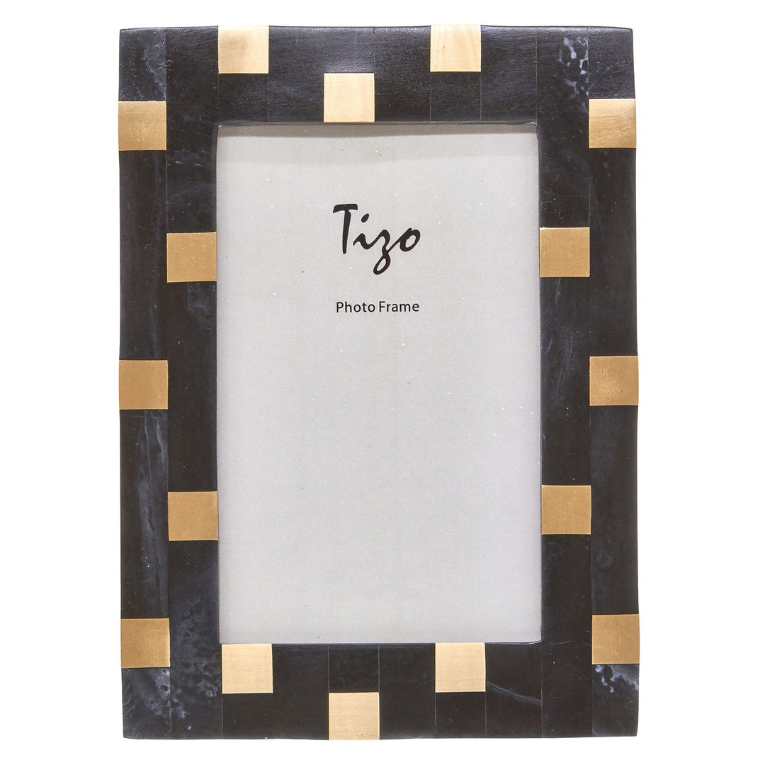 Tizo Bone Resin/Brass Frame (Grey)