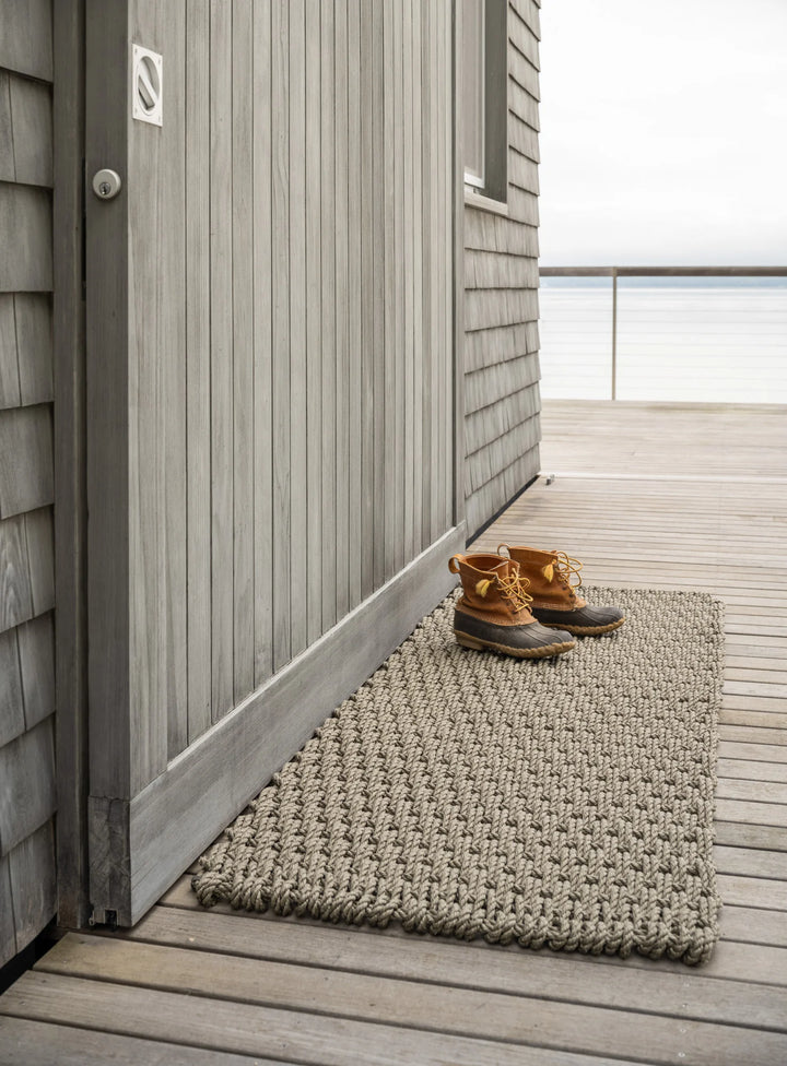 The Rope Co. Elemental Collection Handwoven Doormat (Mushroom)