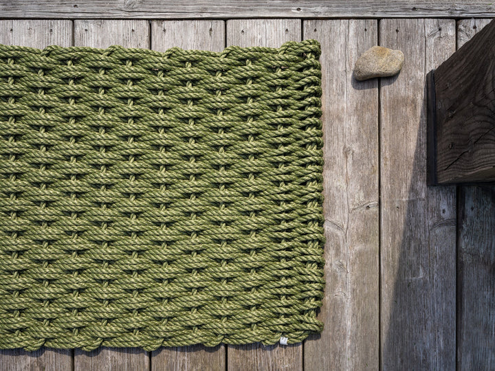 The Rope Co. Elemental Collection Handwoven Doormat (Loden)