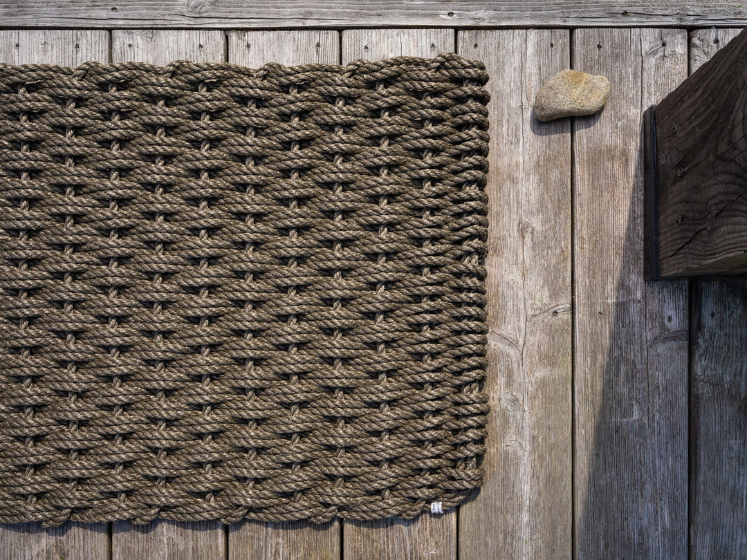 The Rope Co. Elemental Collection Handwoven Doormat (Mushroom)