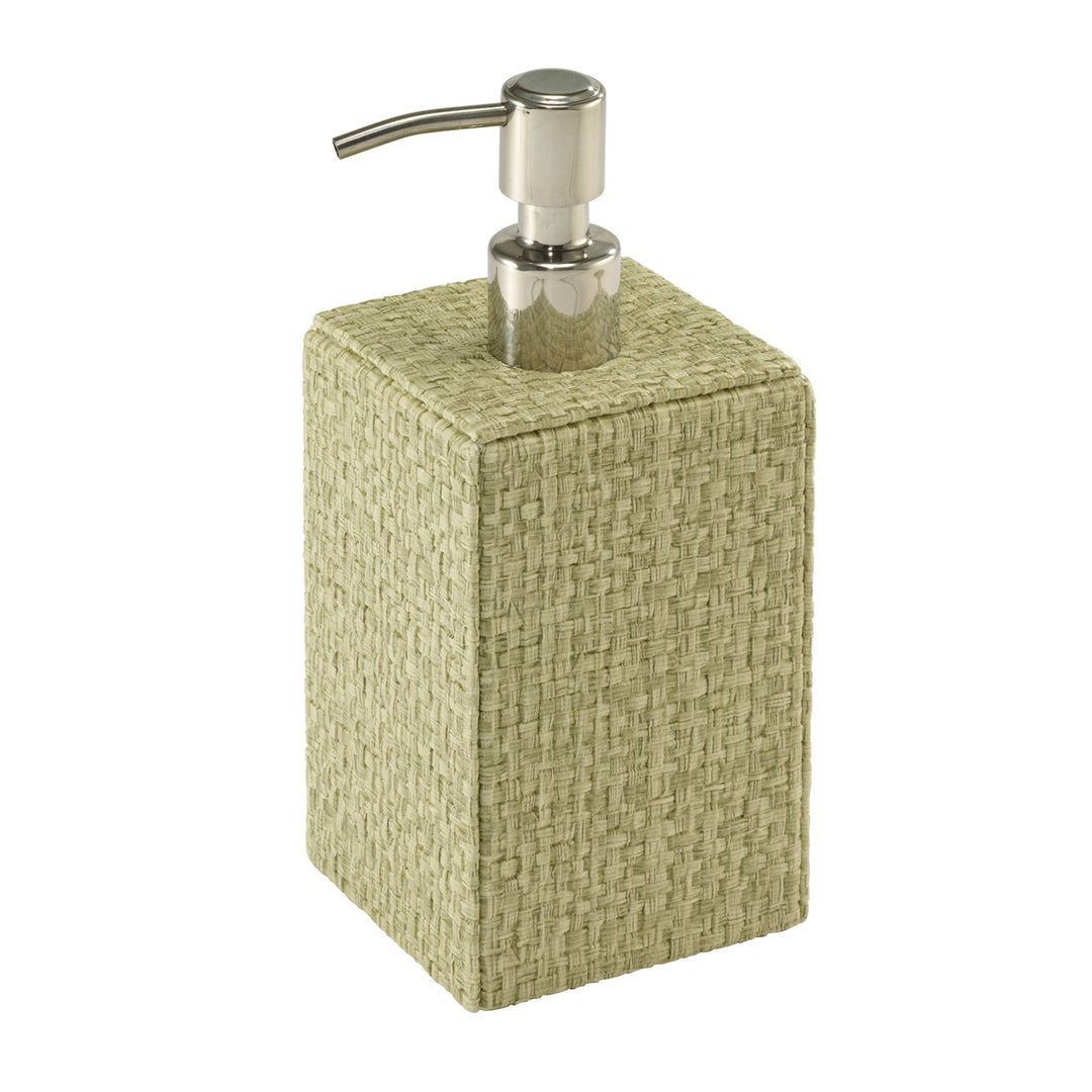 Wicker Vinyl Bathroom Accessories (Fern)
