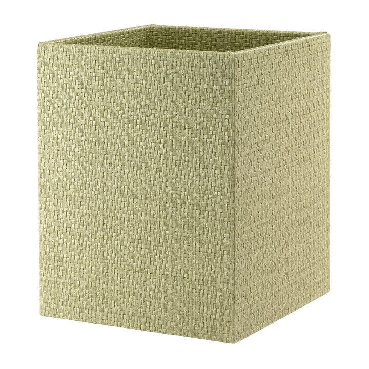 Wicker Vinyl Bathroom Accessories (Fern)