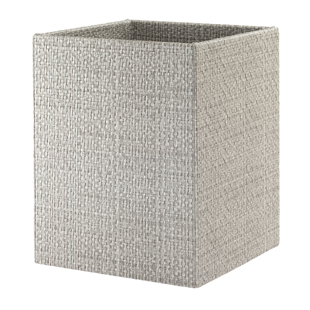 Wicker Vinyl Bathroom Accessories (Pebble)