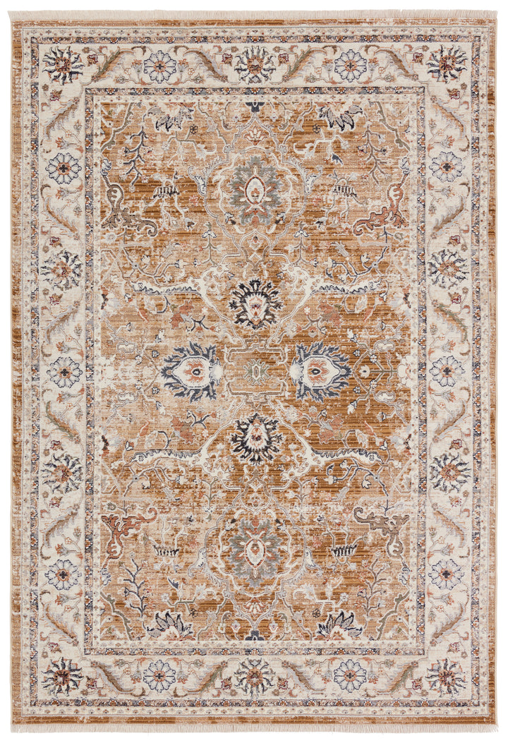 Vibe by Jaipur Living Romano Medallion Brown/ Cream Area Rug (ZEFIRA - ZFA18)