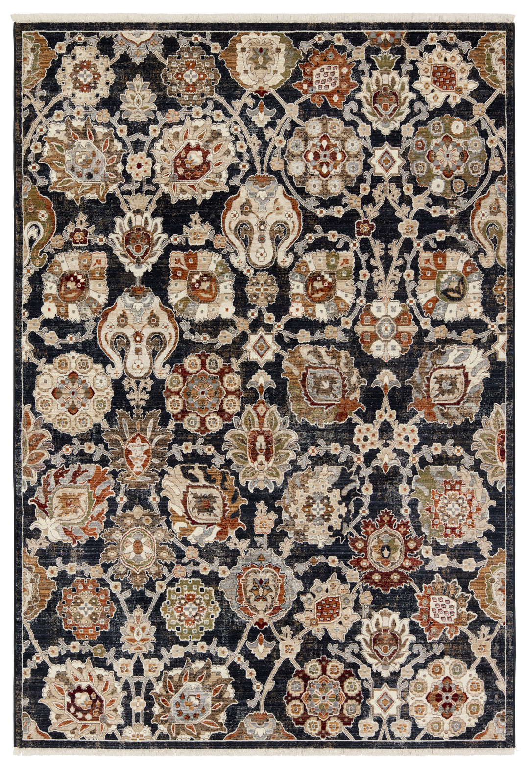 Vibe by Jaipur Living Althea Floral Blue/ Cream Area Rug (ZEFIRA - ZFA21)