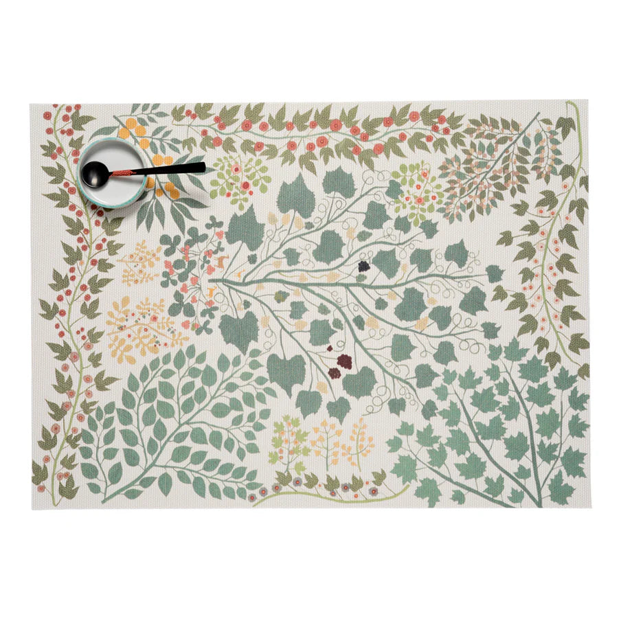 The MET x Chilewich Ernestine Zaumseil Woven Rectangle Place Mats Set/4