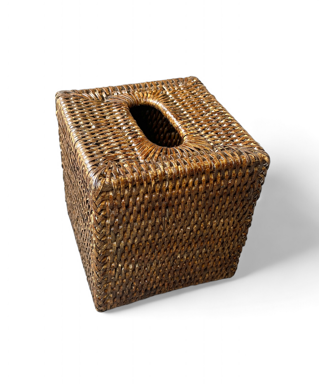 Rattan Tissue Box Square