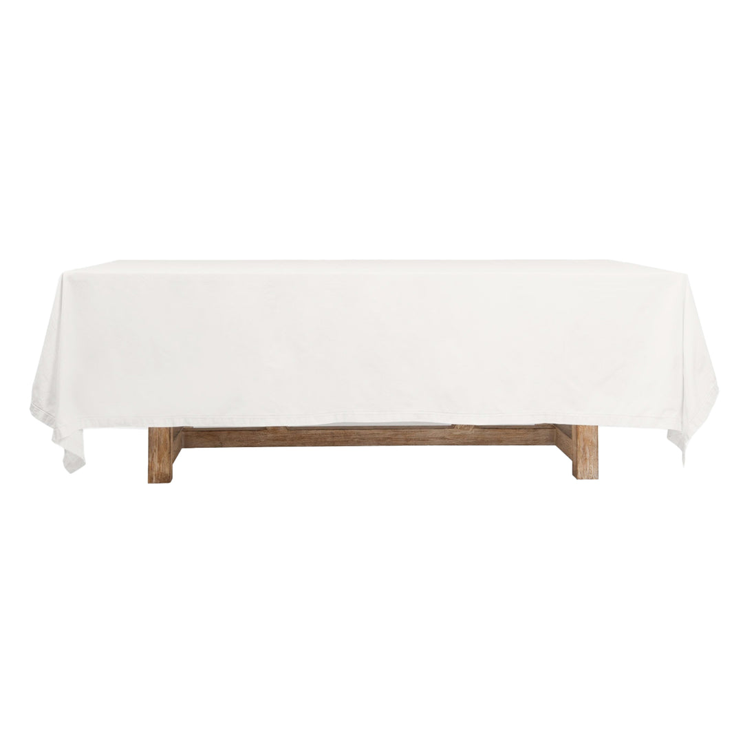 Betty Cotton Canvas Tablecloth (Ivory)