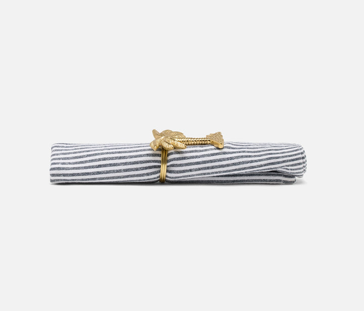 Namari Polished Gold Napkin Rings (Set of 4)