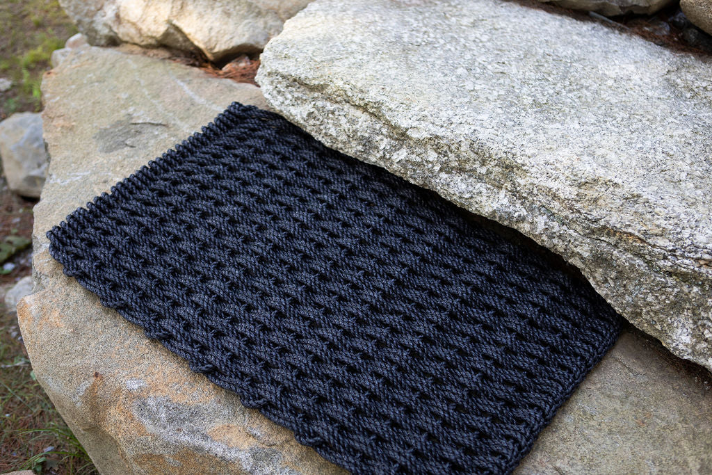 The Rope Co. Handwoven Doormat (Charcoal)