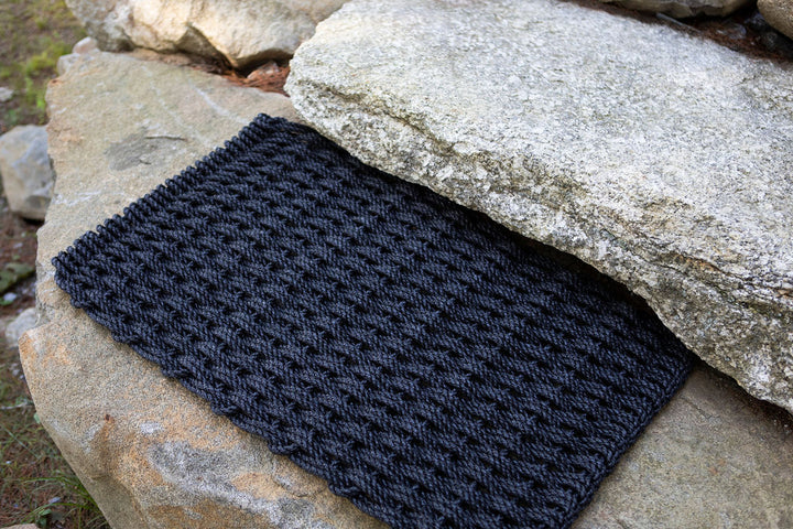The Rope Co. Handwoven Doormat (Charcoal)