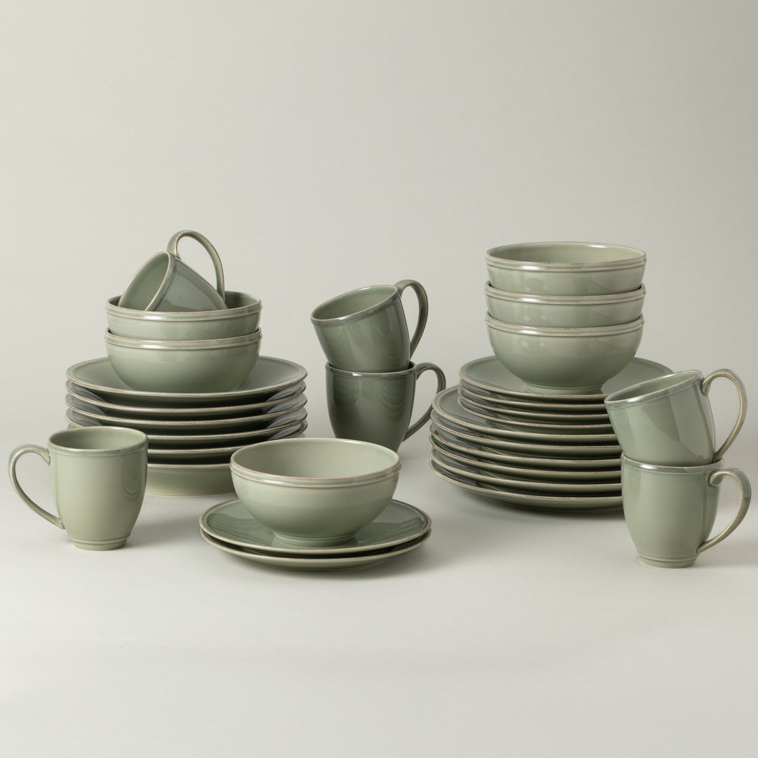 Costa Nova Friso Fine Stoneware Dinnerware (Sage Green)