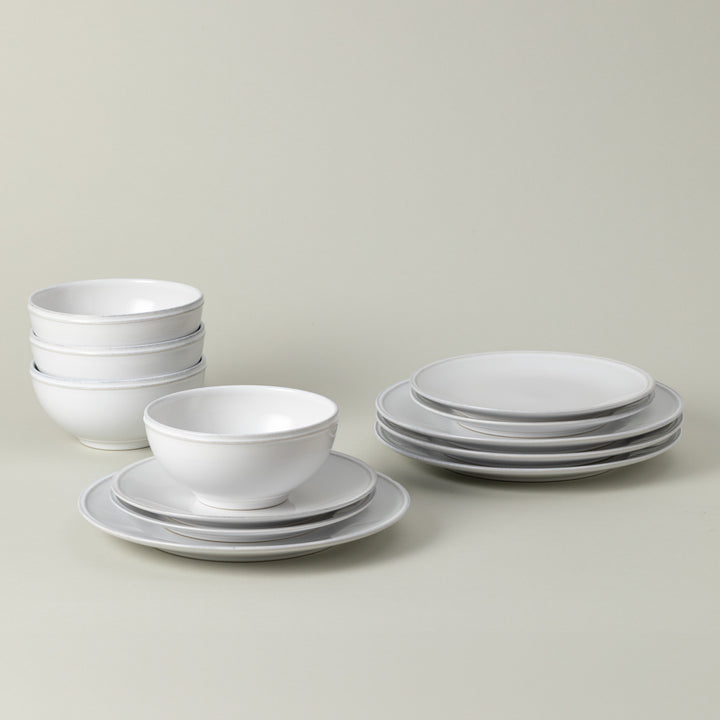 Costa Nova Friso Fine Stoneware Dinnerware (White)