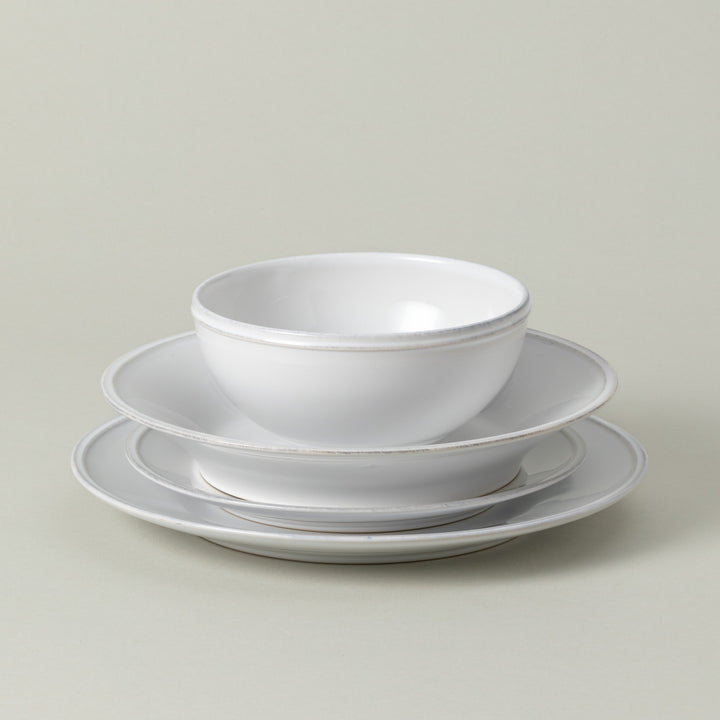 Costa Nova Friso Fine Stoneware Dinnerware (White)