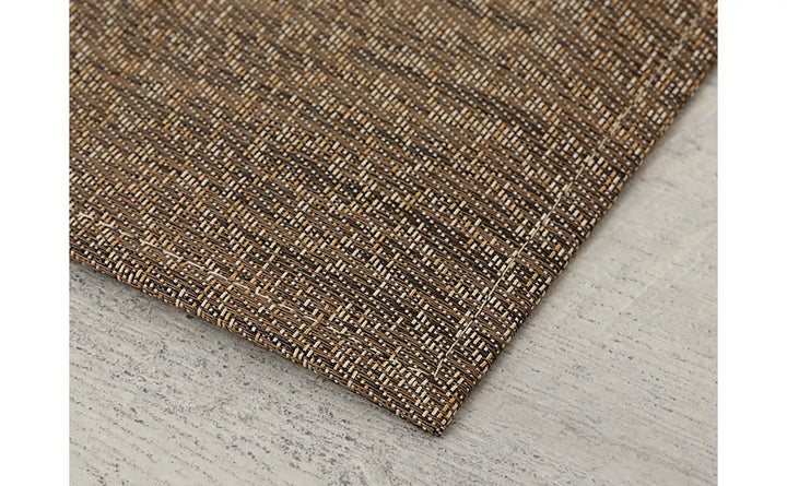 Chilewich Moire Woven Floormat Rug (Mocha)