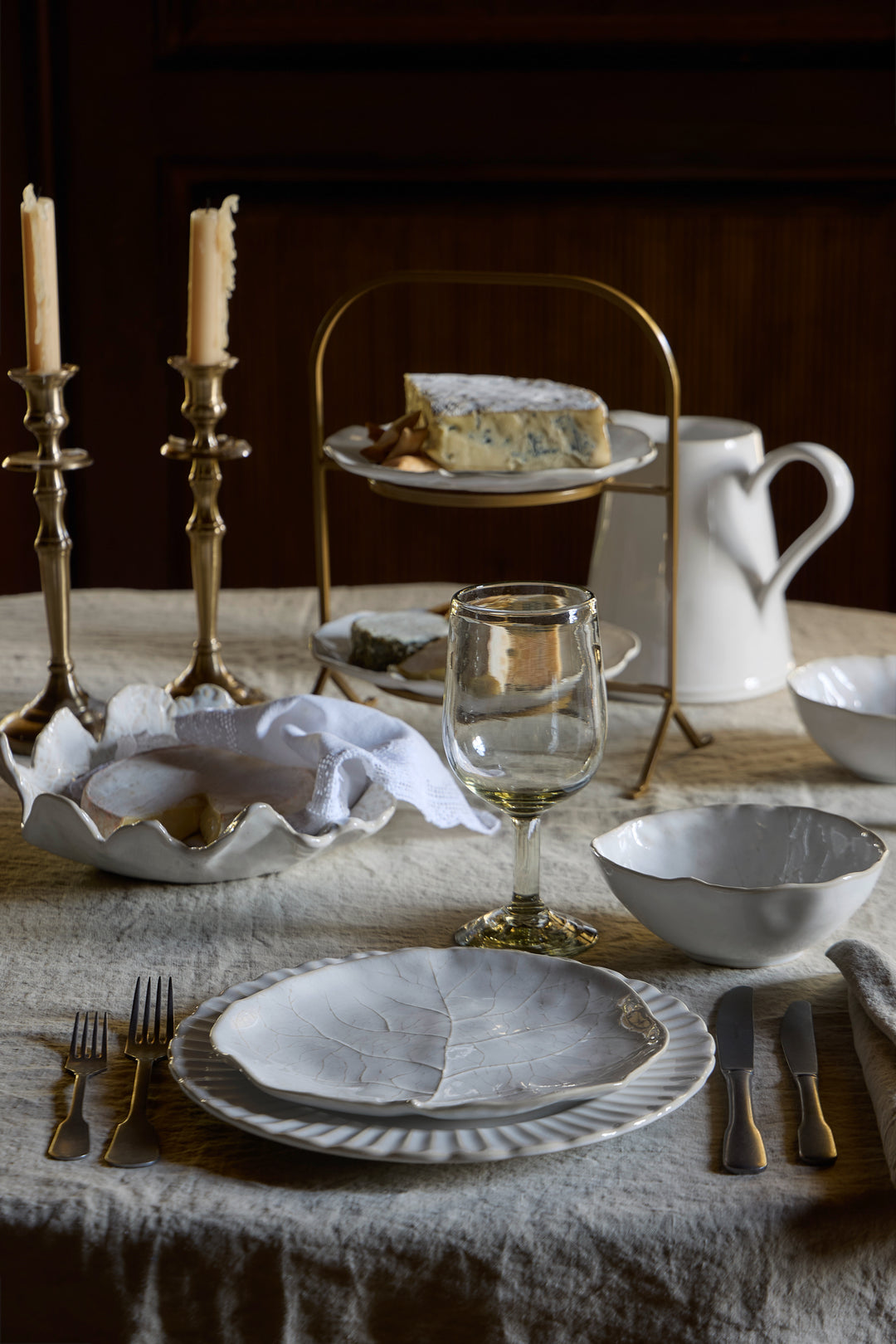 Costa Nova Silvina Fine Stoneware Dinnerware (White)