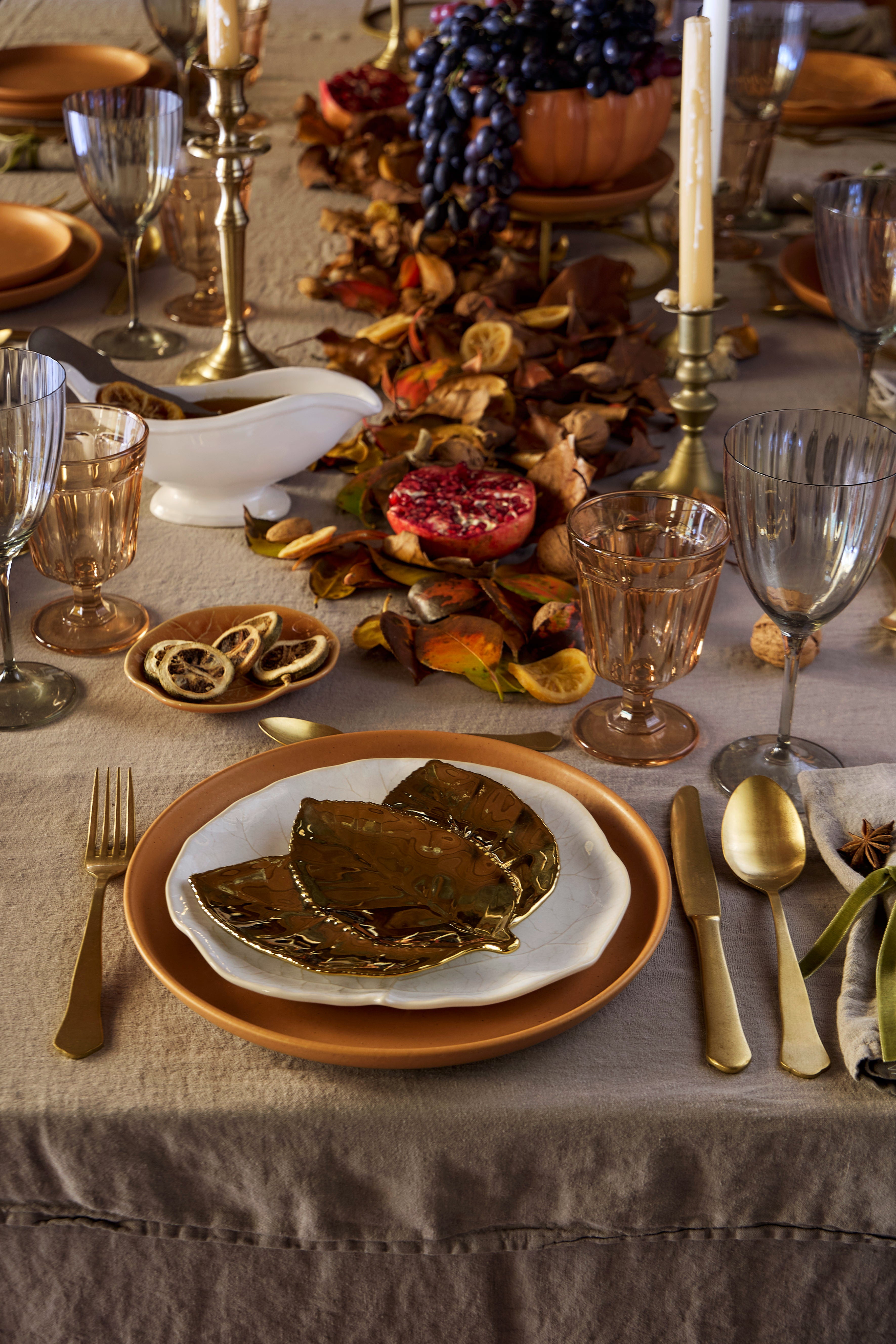 Costa Nova Botanica Gold Stoneware Accents - Thumbnail 3