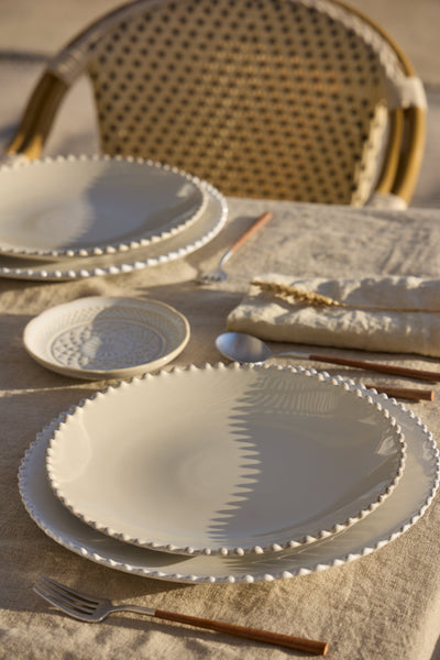 Costa Nova Dinnerware (Cream) - Soup Pasta Bowl (Set of 4)