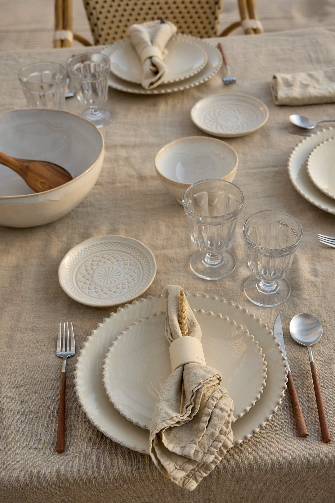 Costa Nova Pearl Fine Stoneware Dinnerware (Cream)