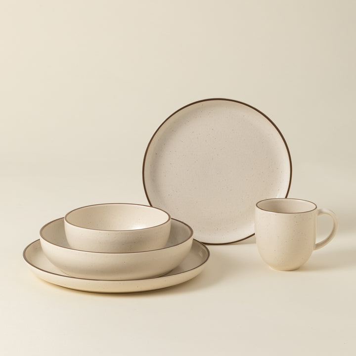 Casafina Monterosa Fine Stoneware Dinnerware (Cream-Cocoa)