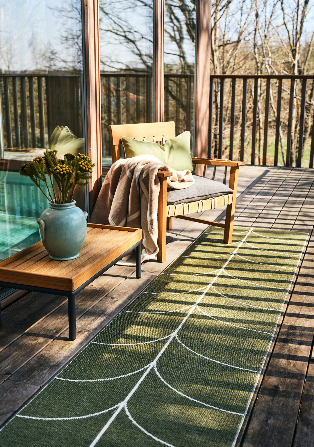 Leif Pine Indoor & Outdoor Woven Rug