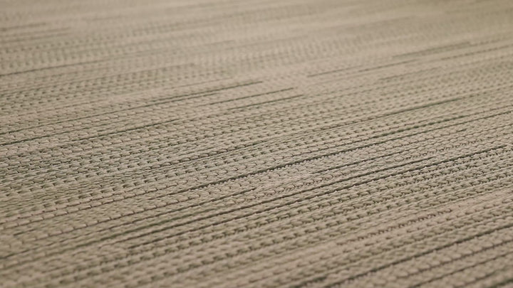 Liora Manne Miranda Tweed Stripe Indoor/Outdoor Area Rug Green